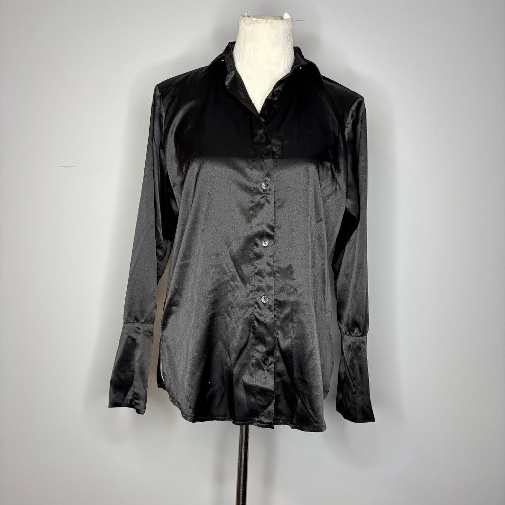 AsYou- Black Button Down